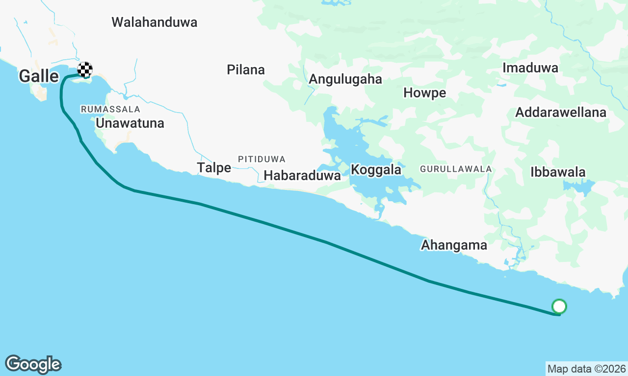 Ocean Voyager II Sri Lanka to Phuket leg 1