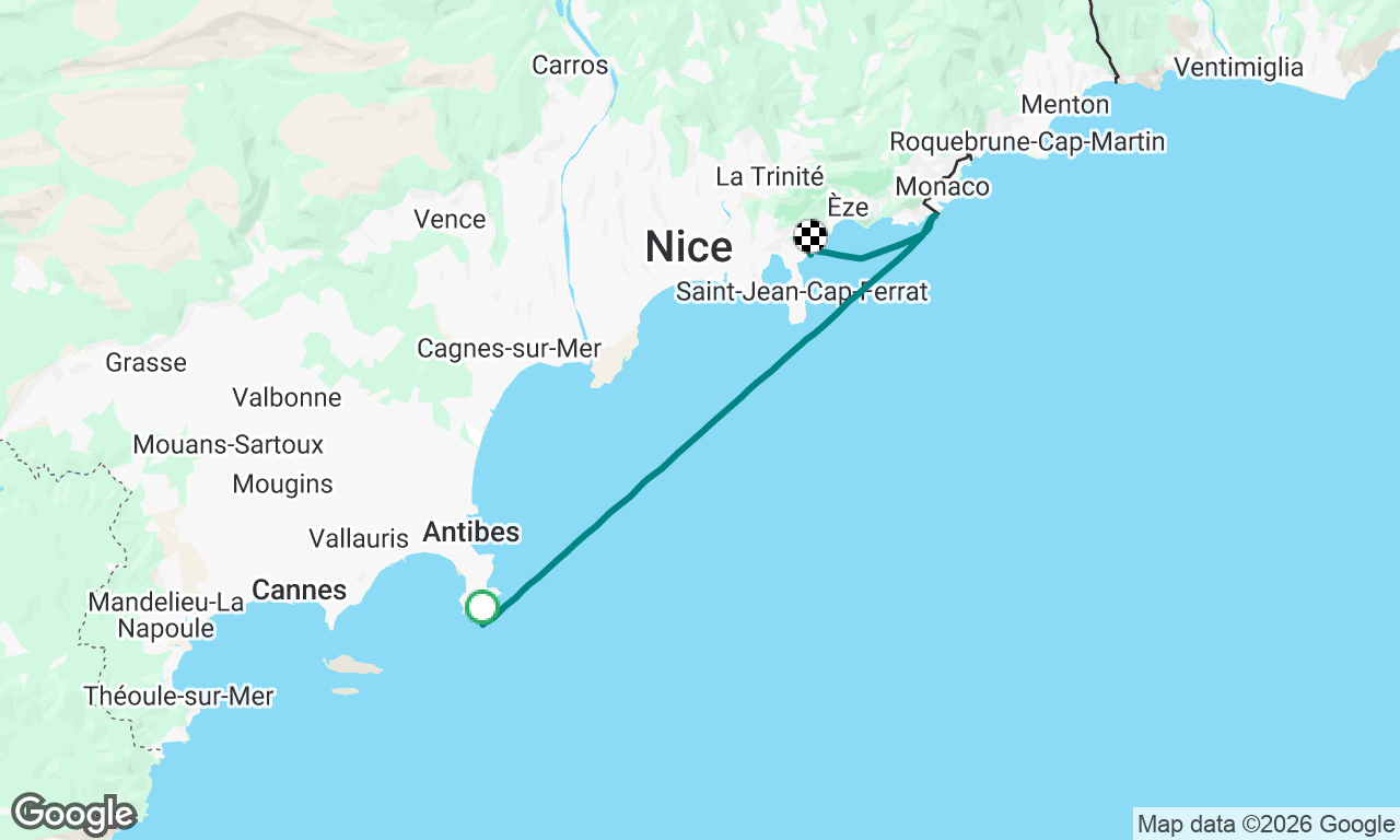 Voyage map