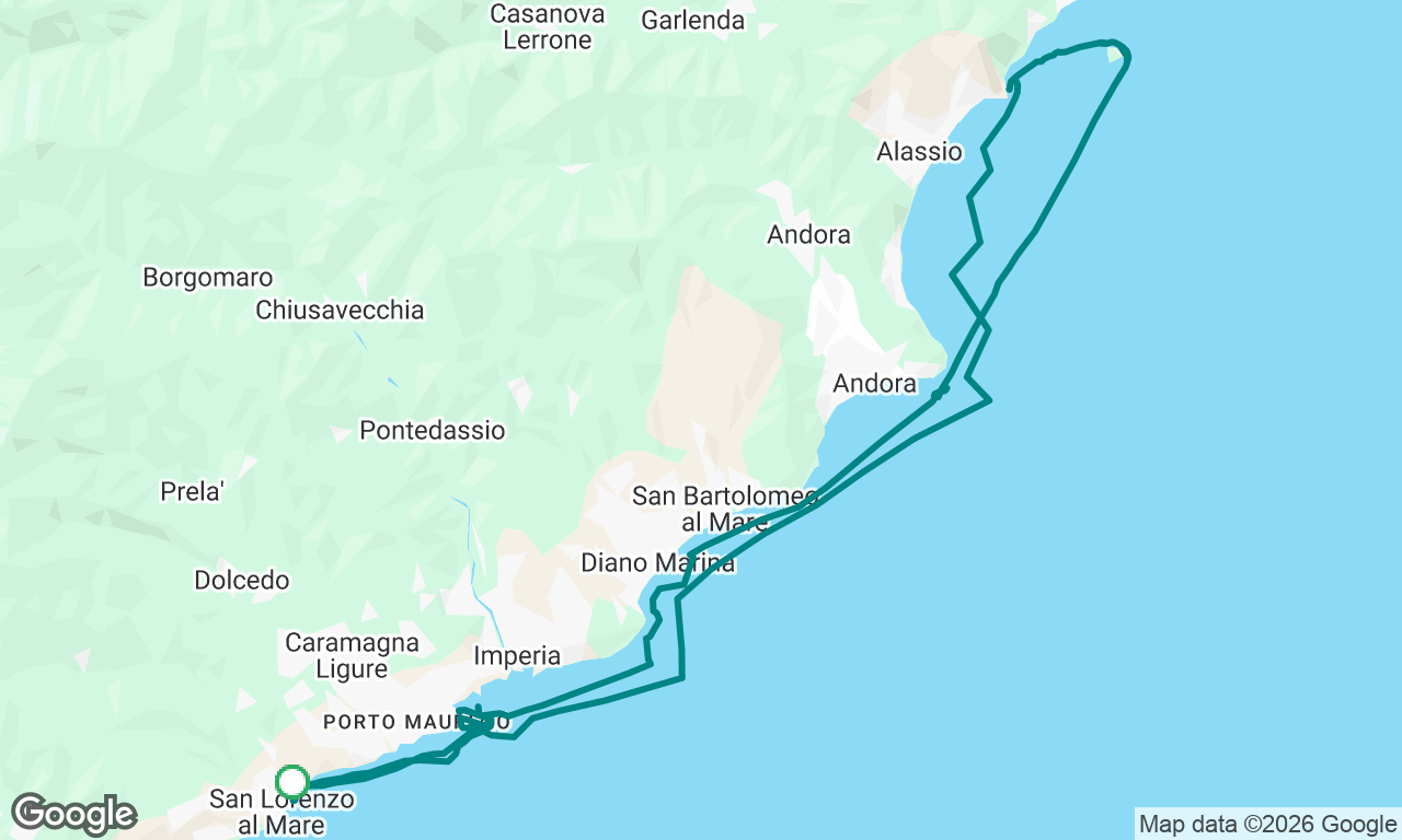 Allasio Eastward Riviera Dry run