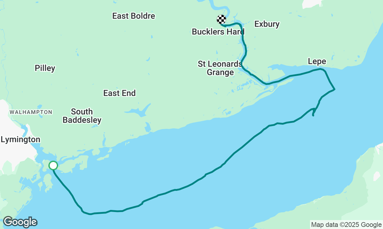 EMCT Day 2 / Lymington to Bucklers Hard