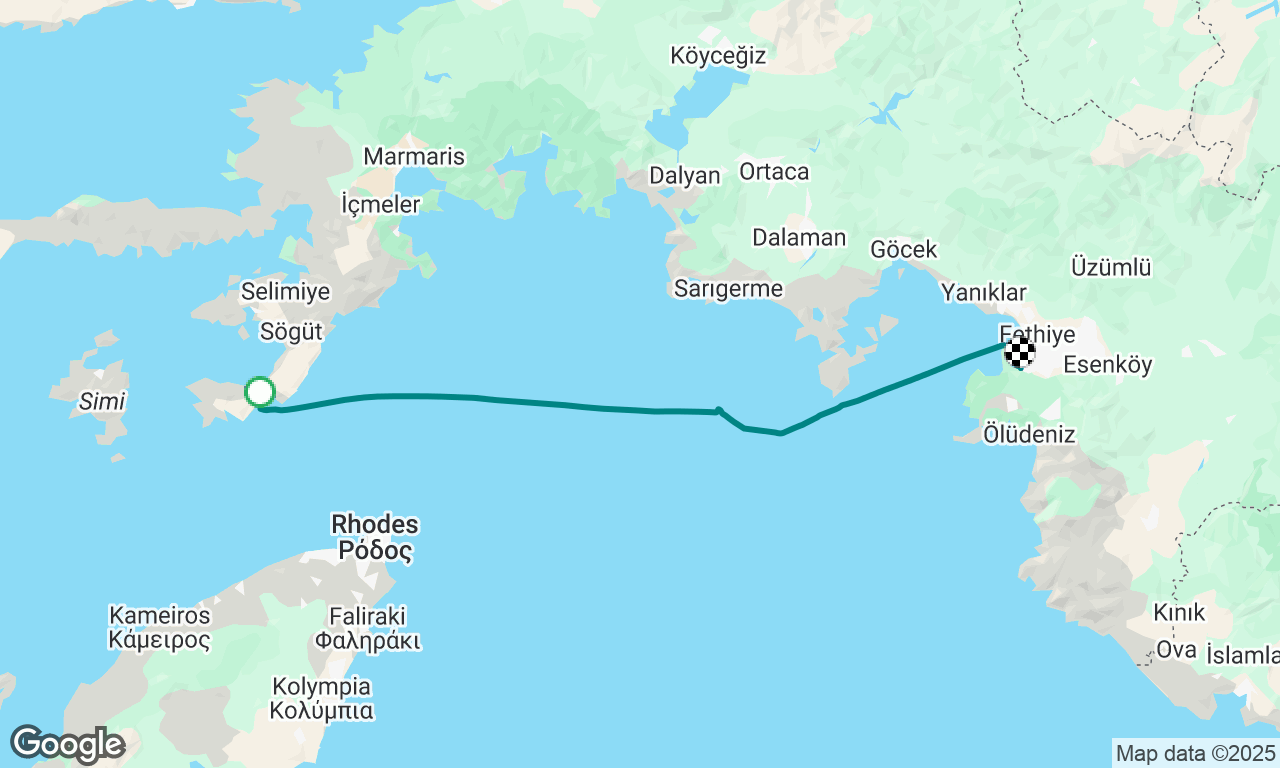 Voyage map