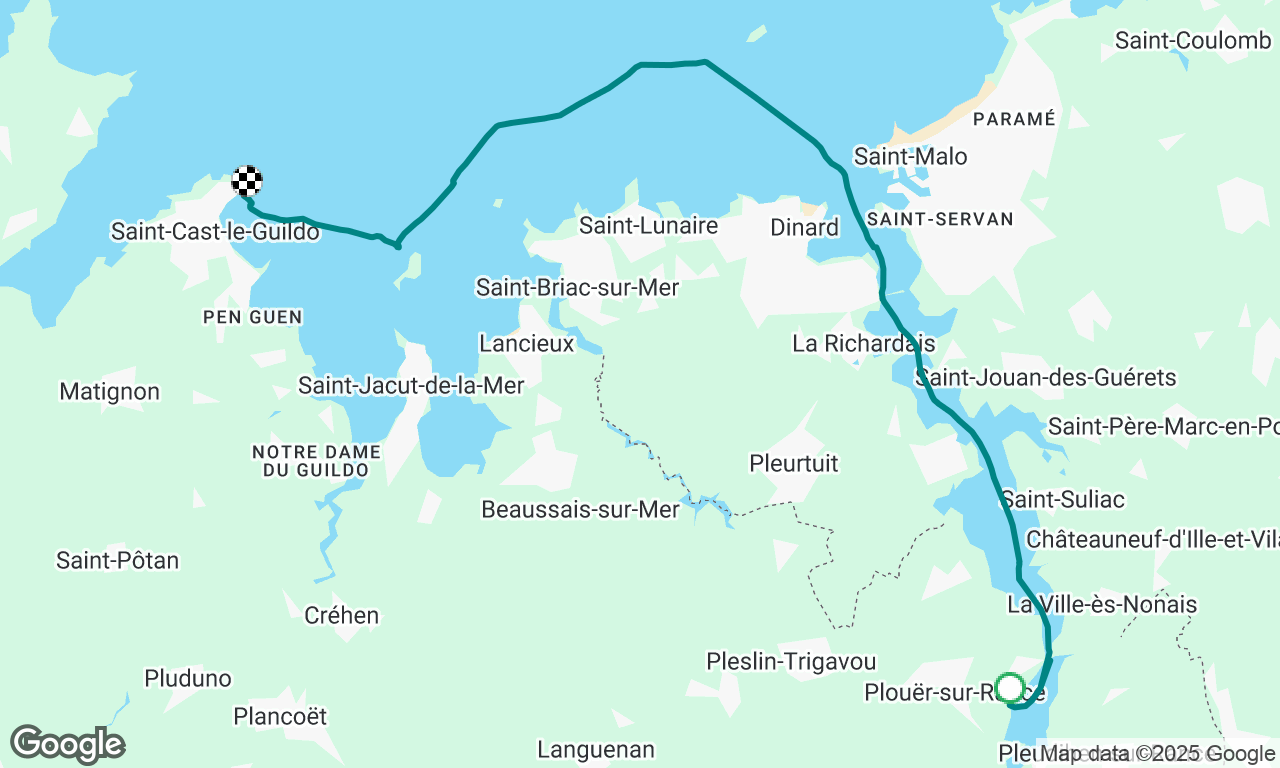Sailing Course Day 3
Plouer to St. Cast