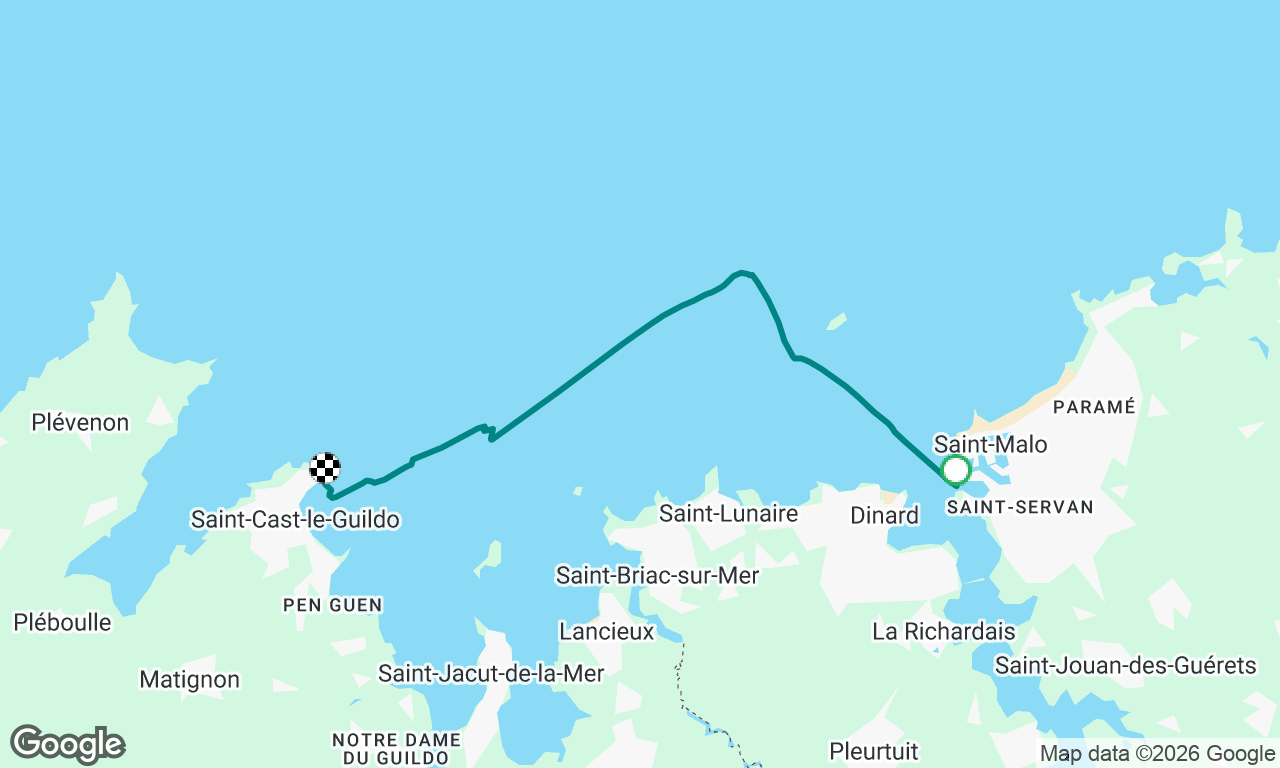St. Malo to St.-Cast-le-Guildo