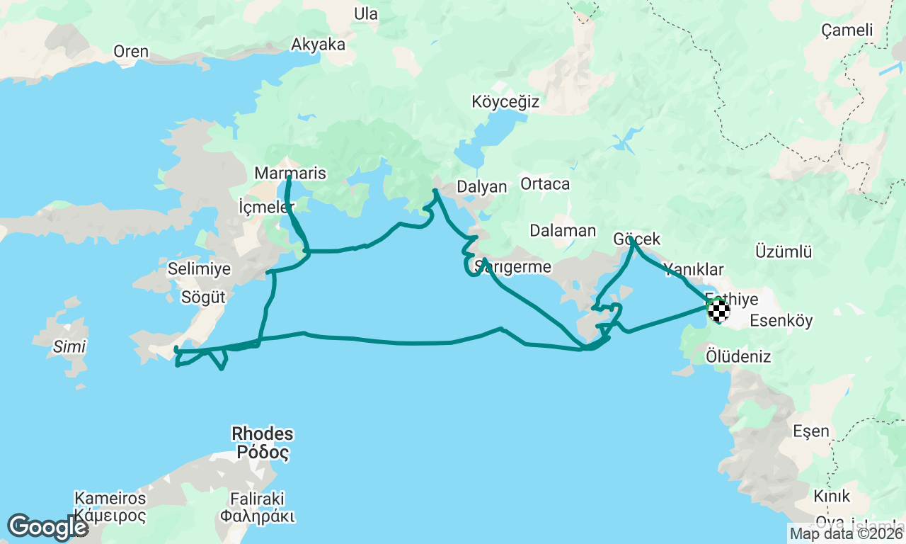 Sailing Fethiye Marmaris April 2026