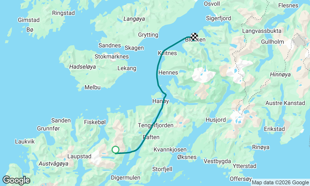 Voyage map
