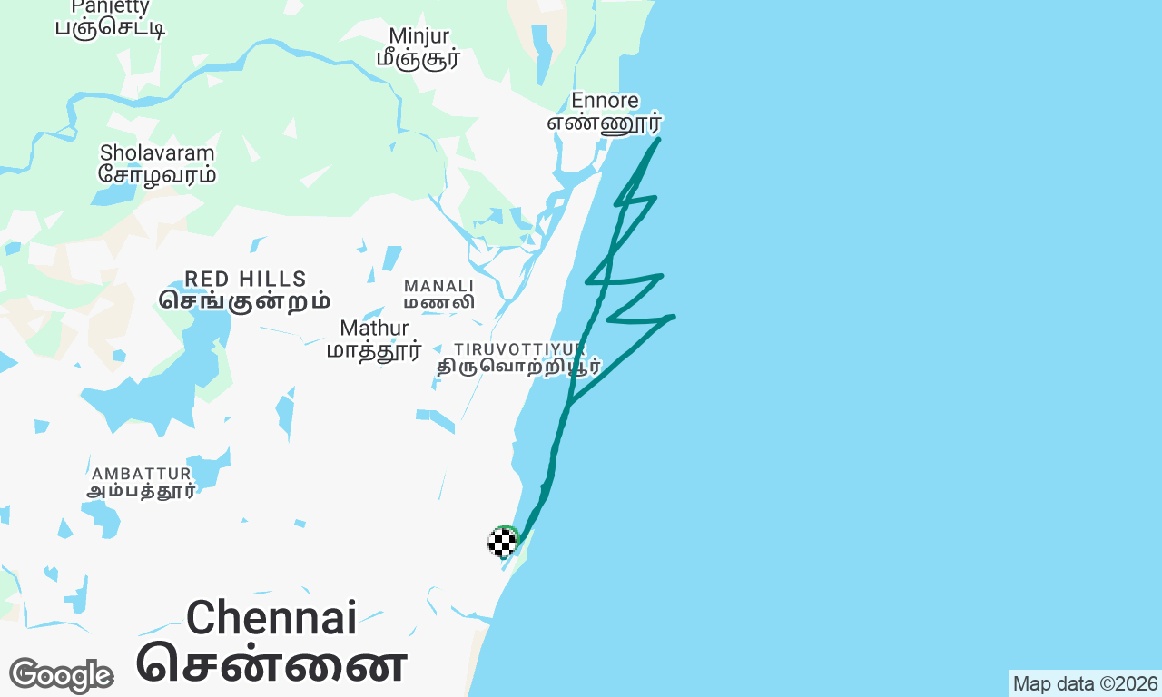 Voyage map