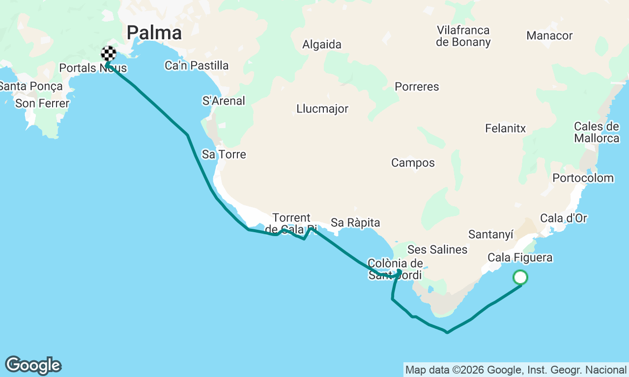 Voyage map