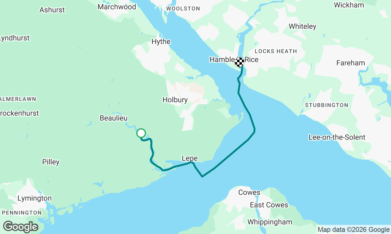 Gwennili 
Bucklers Hard - Hamble Point 