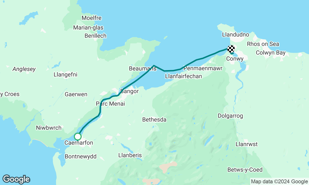 Caernarfon to Conwy via Pen Swatch 