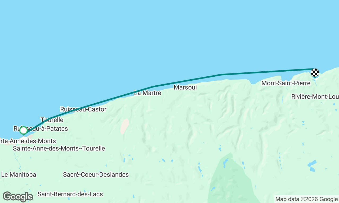 Sainte-Anne-des-Monts à Mont Louis