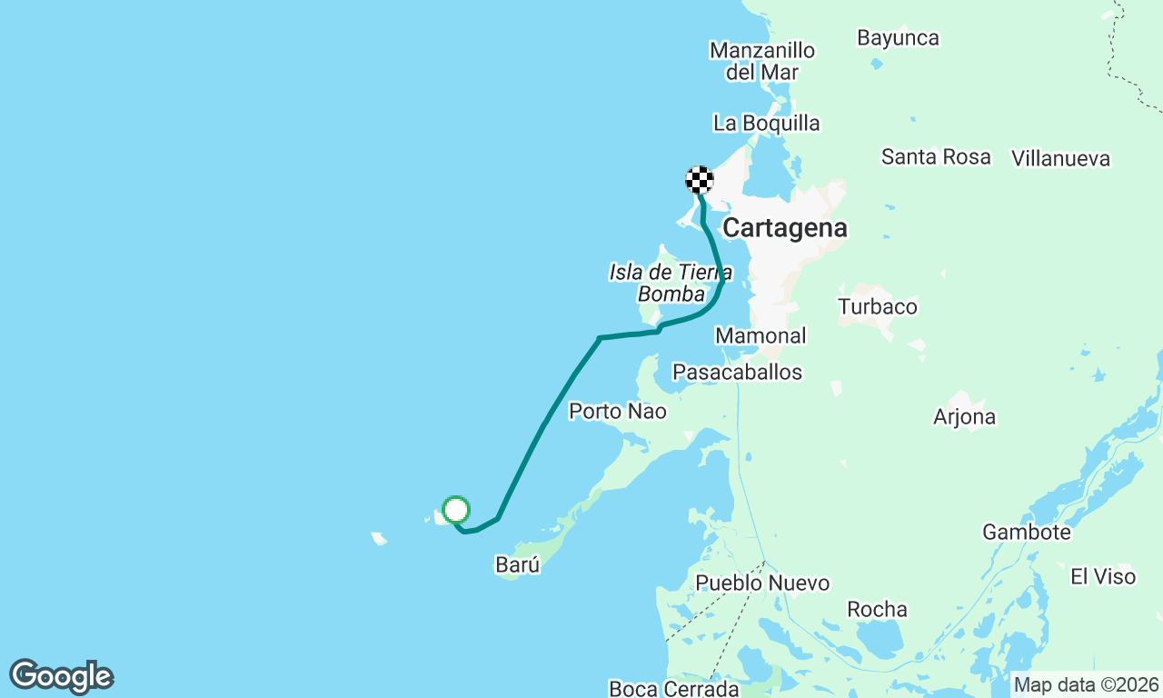 Voyage map