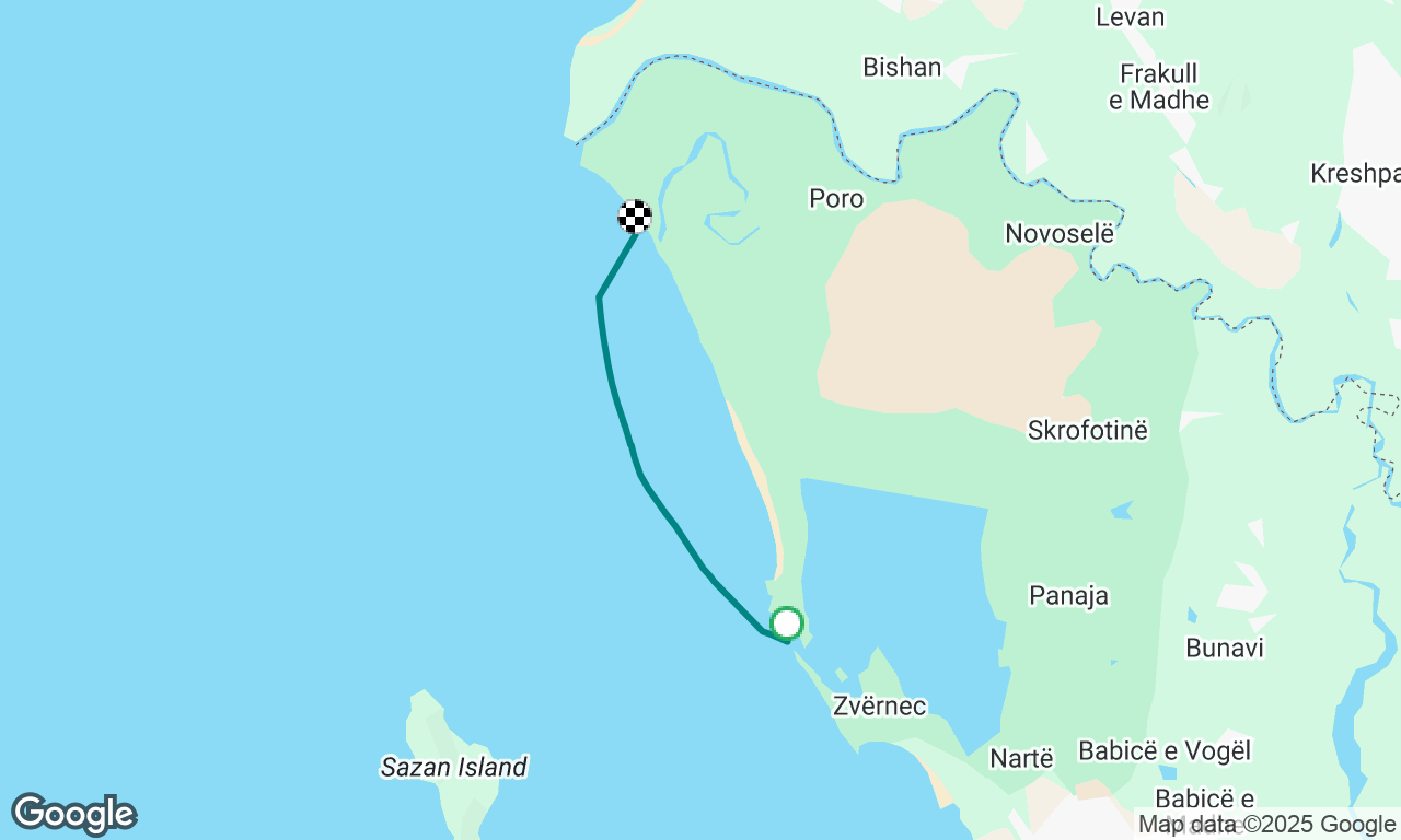 Dalan Beach to Plazhi Dalisuf