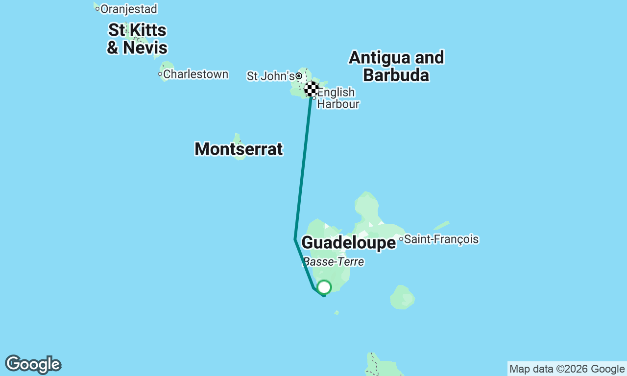 Rustler 42 Caribbean Delivery