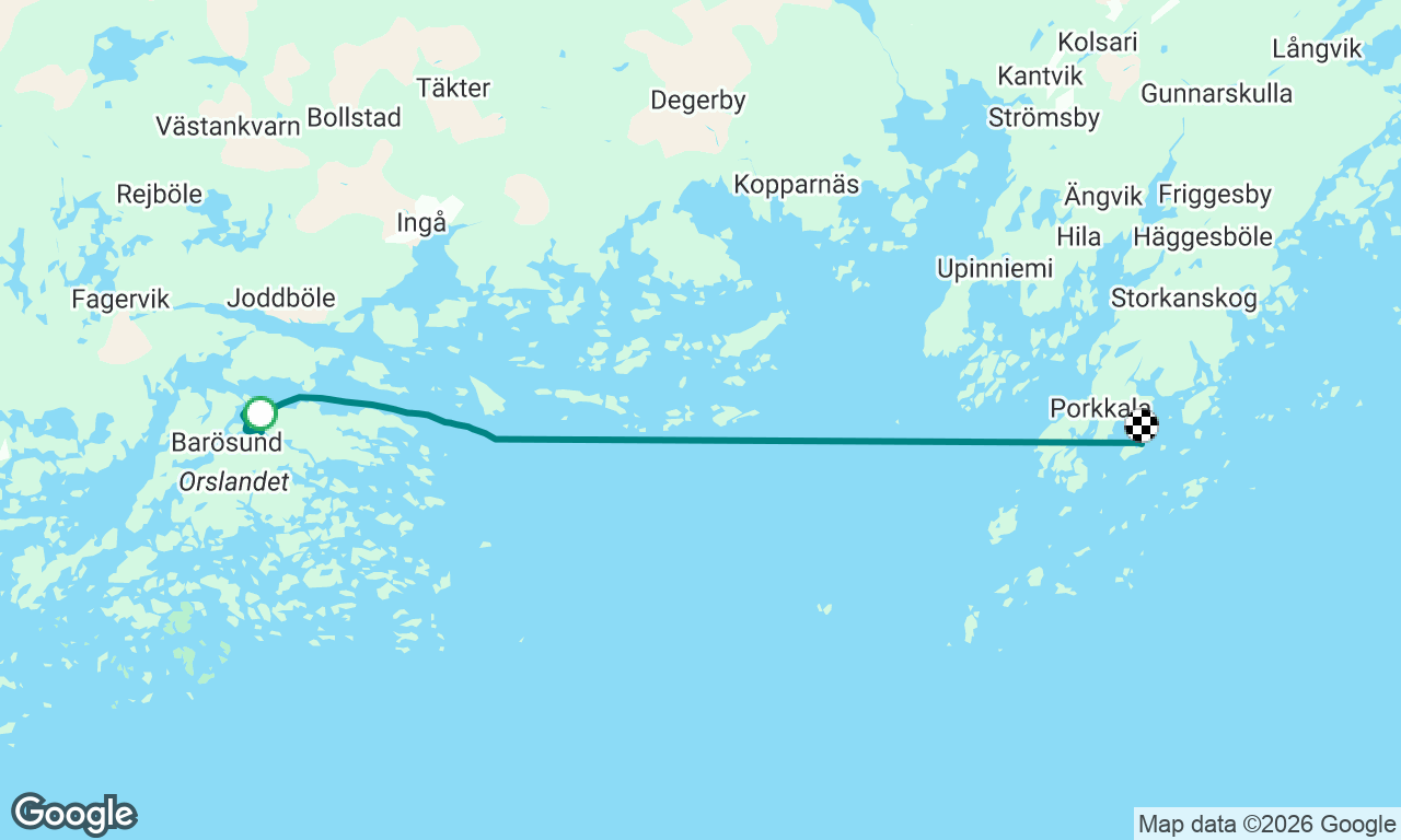 Voyage map