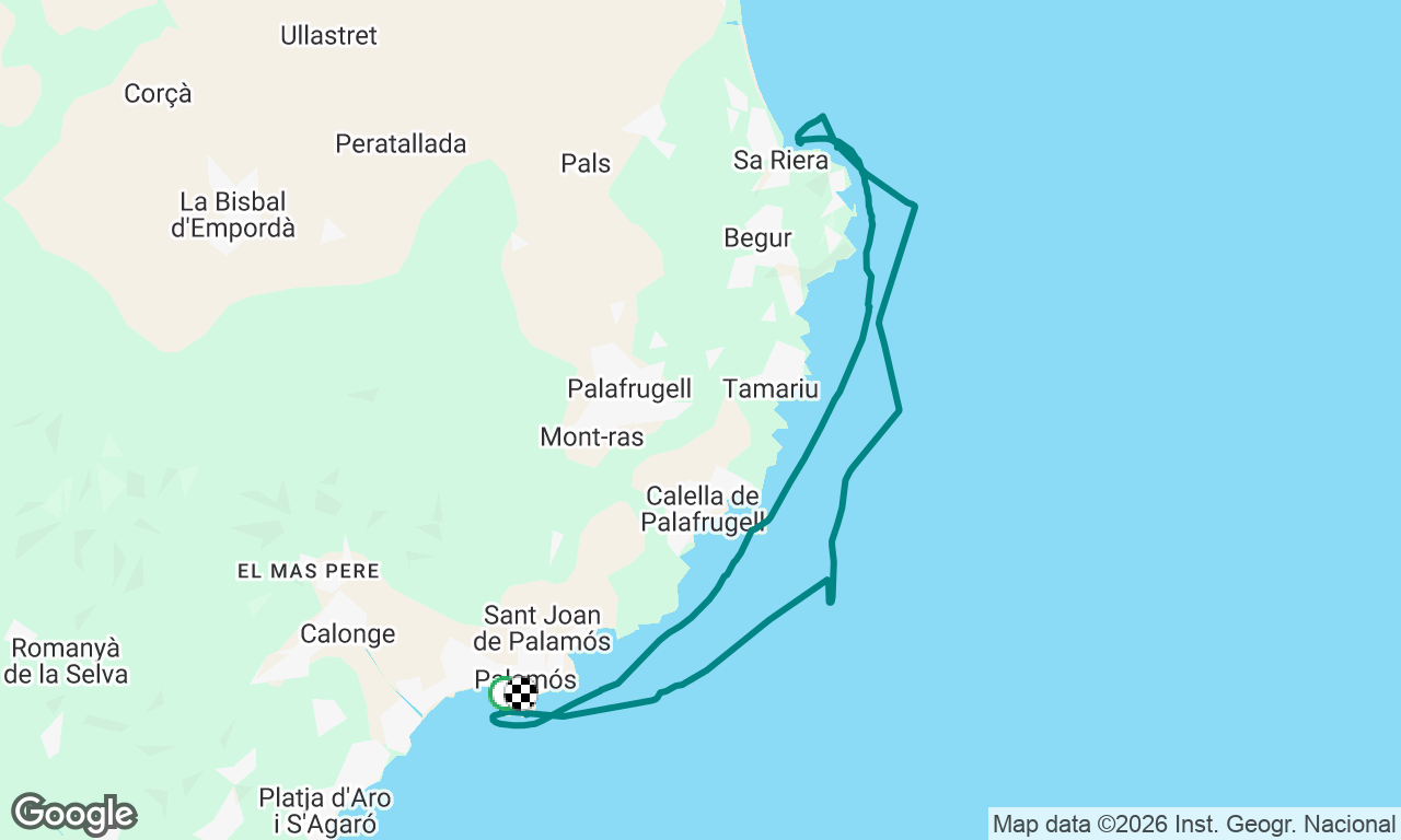 Voyage map