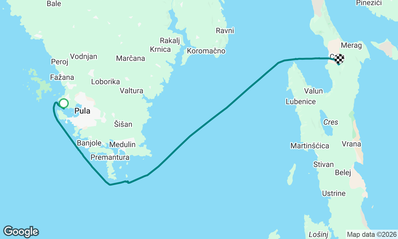 Voyage map