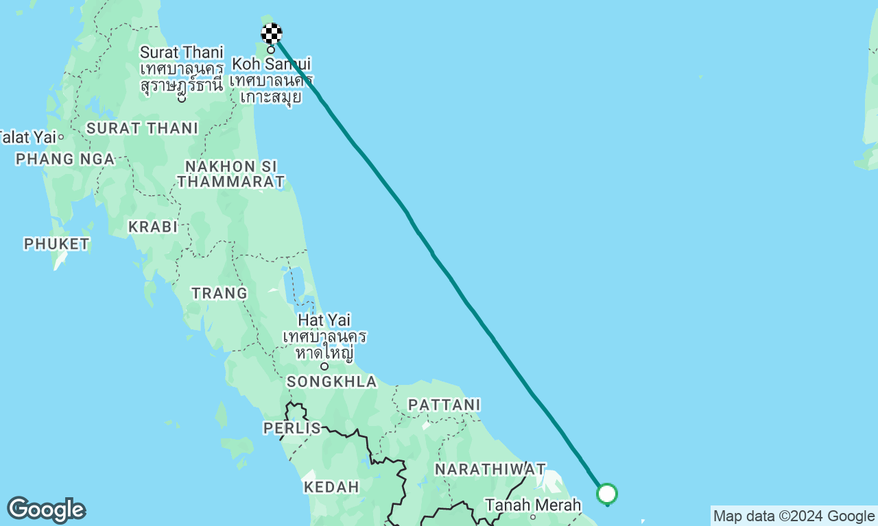 Perhentian to Samui