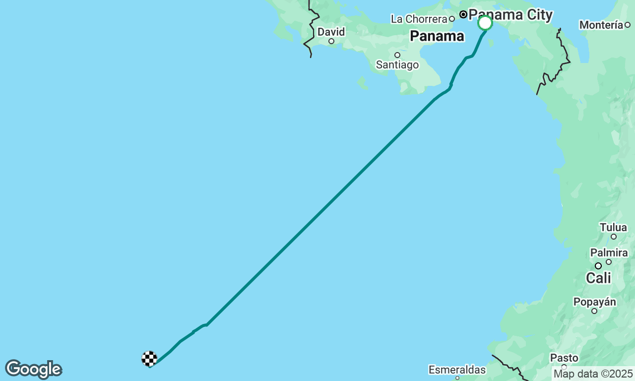 Las Perlas to Galapagos