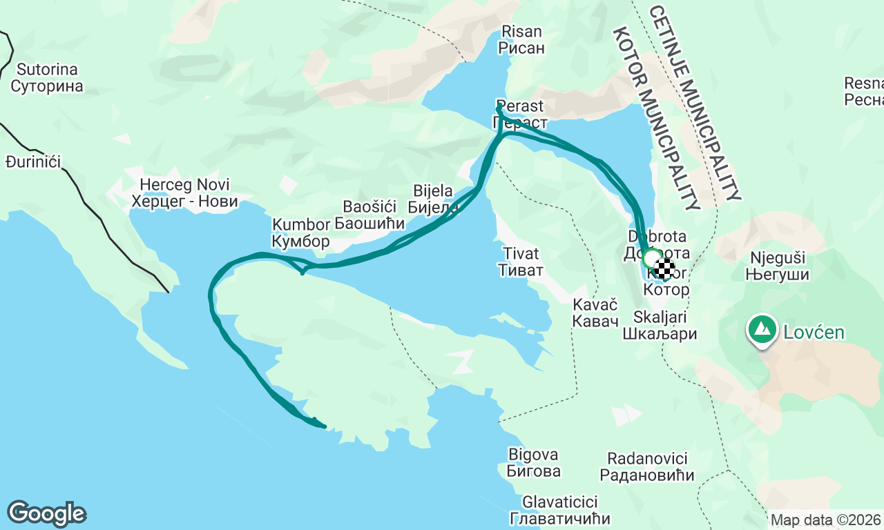 Voyage map