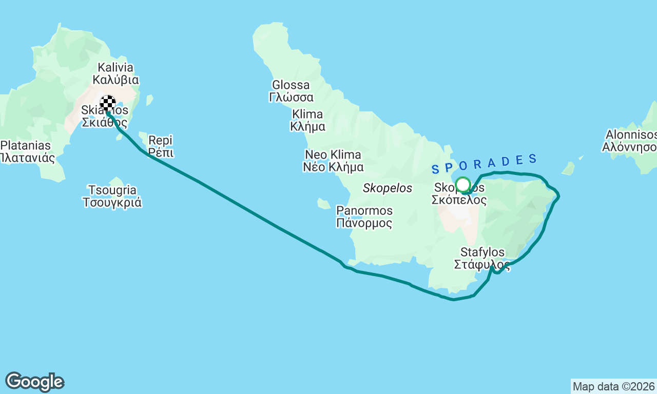 Voyage map