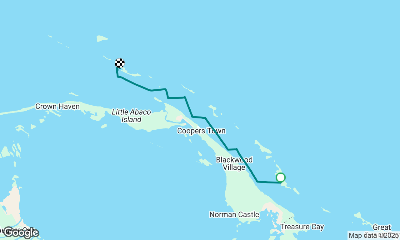 Green Turtle Cay to Pensacola - full sail! 
