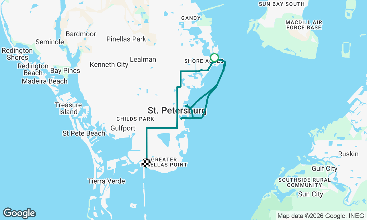 Voyage map