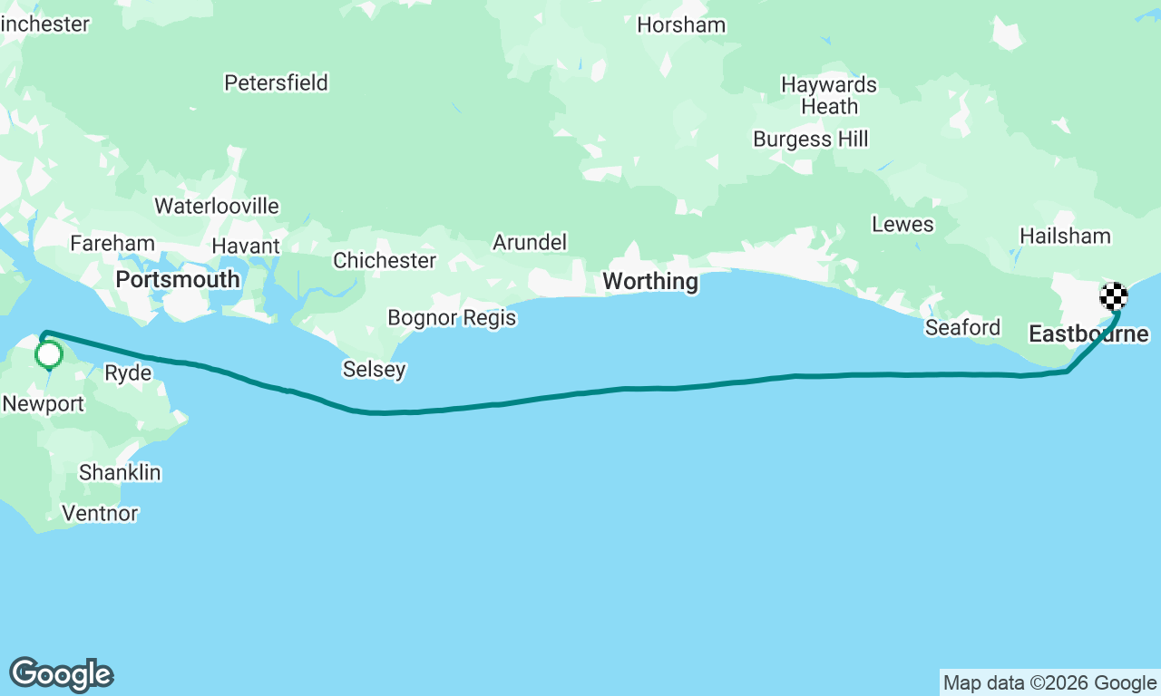 Cowes to Eastbourne