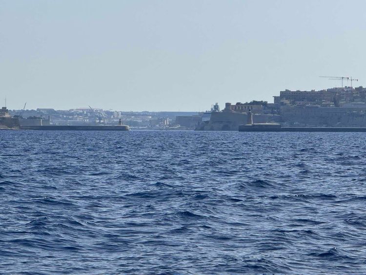 Voyage photo from Golden Bay to Portomaso Anticlockwise