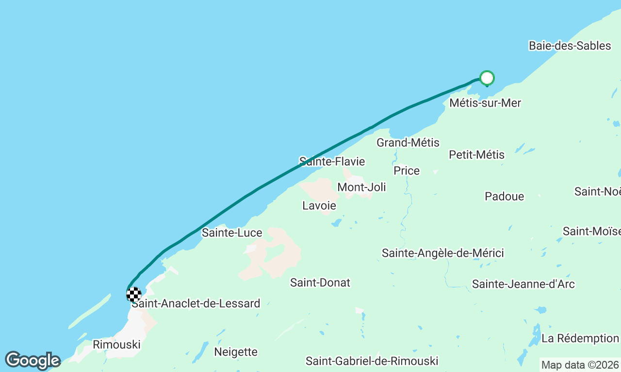 metis vers Rimouski - fin