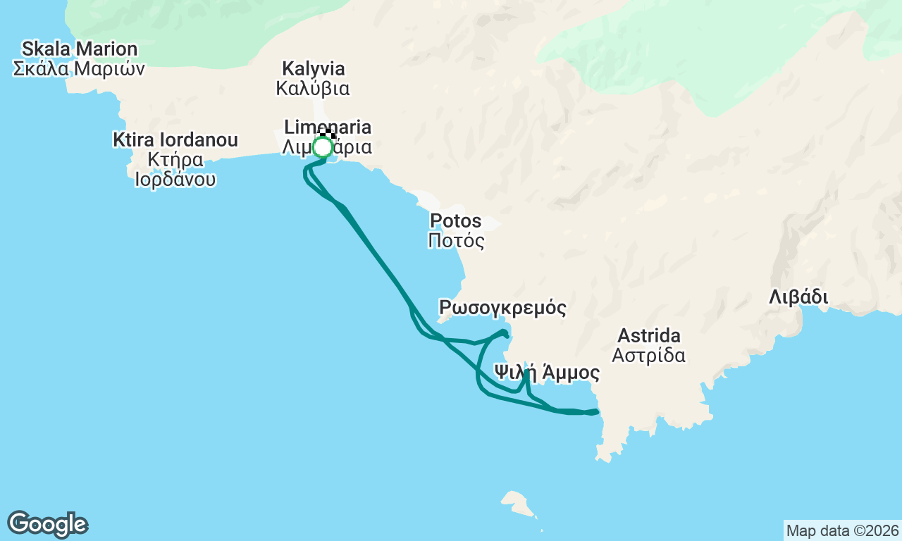 Voyage map