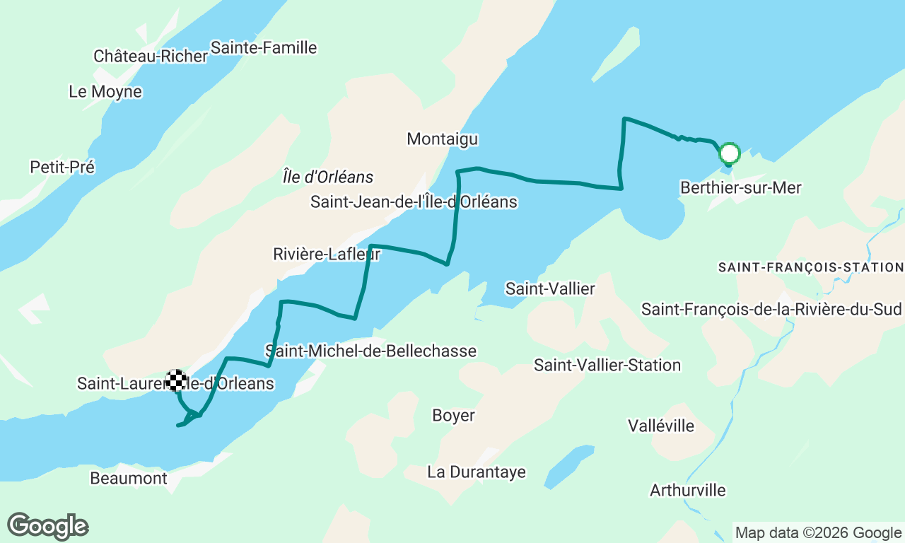 Voyage map