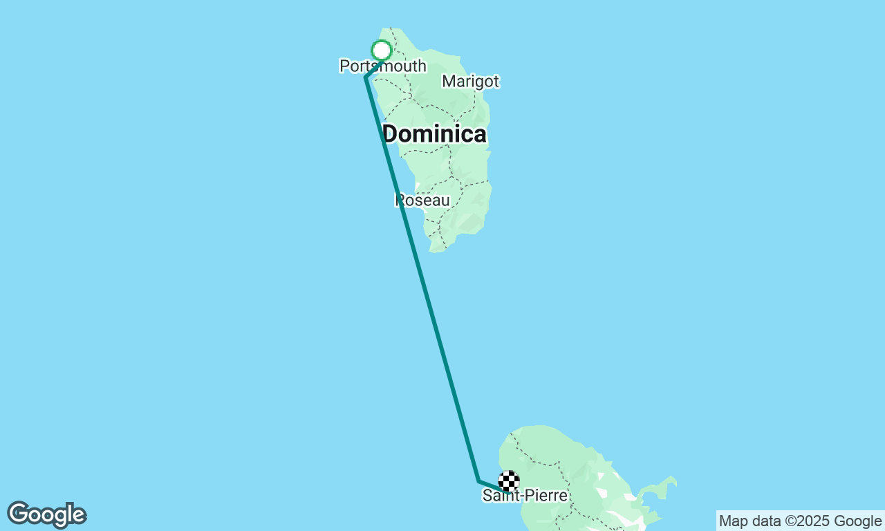 Dominica to Martinique
