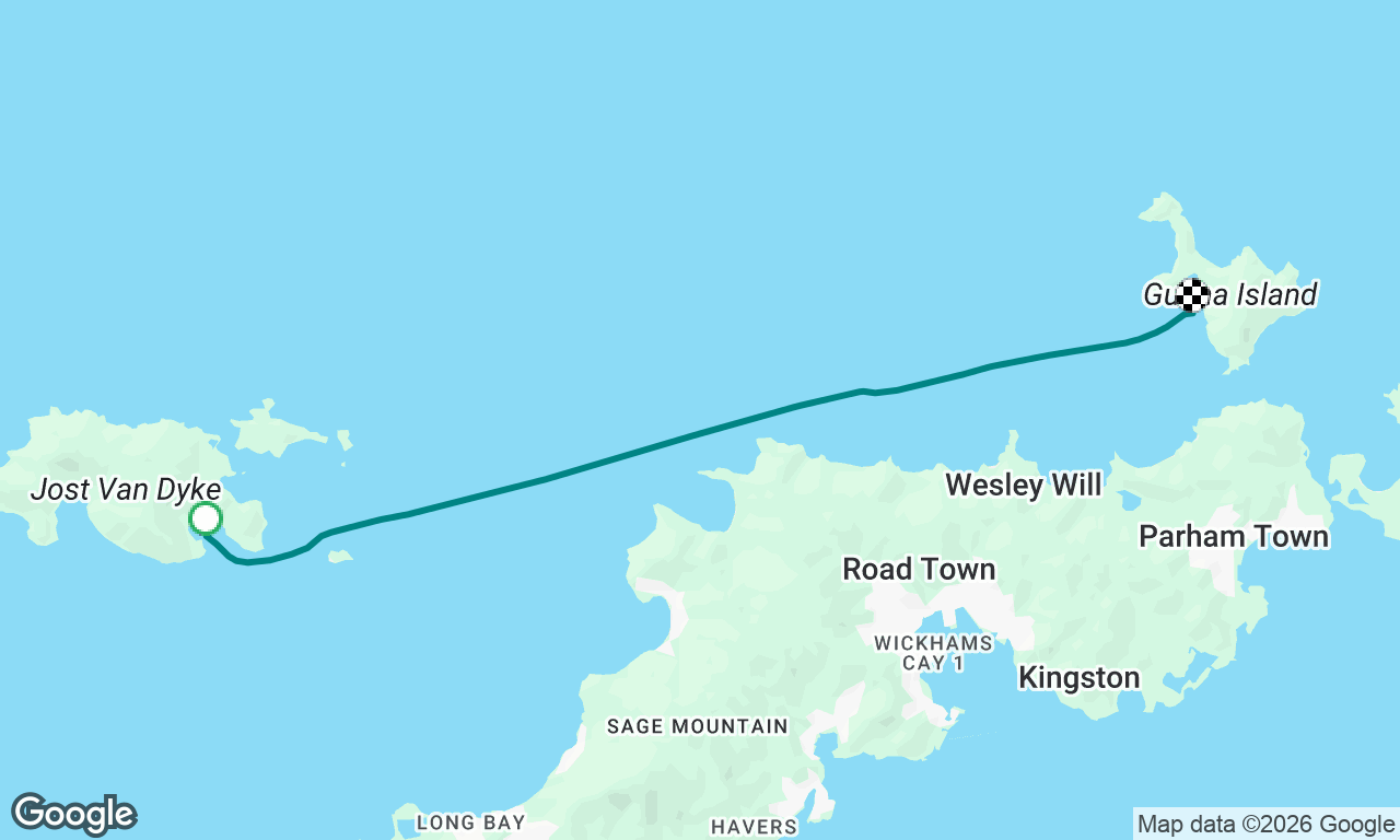 little Harbour to Guana Island 