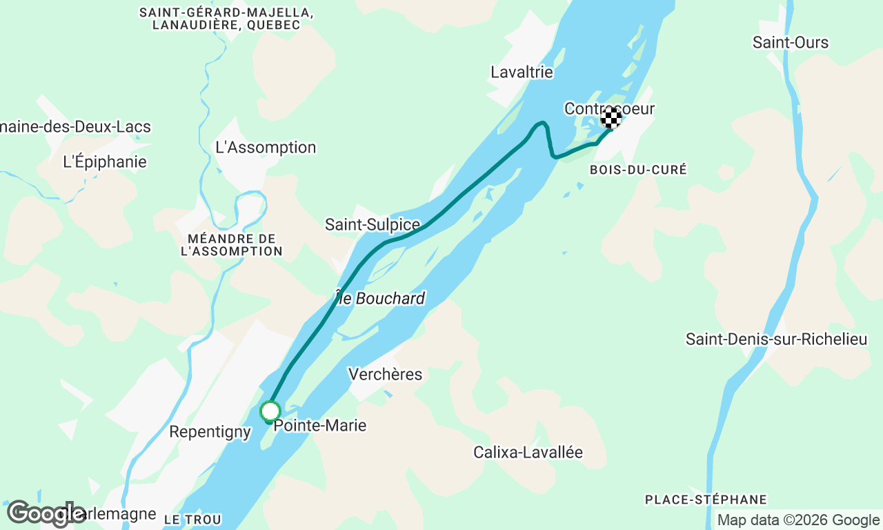 Voyage map