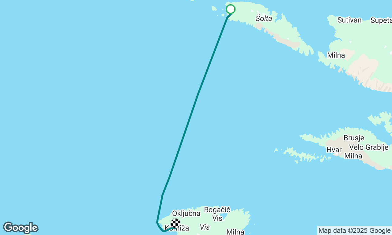 Sesula/Solta to Komiza/Vis