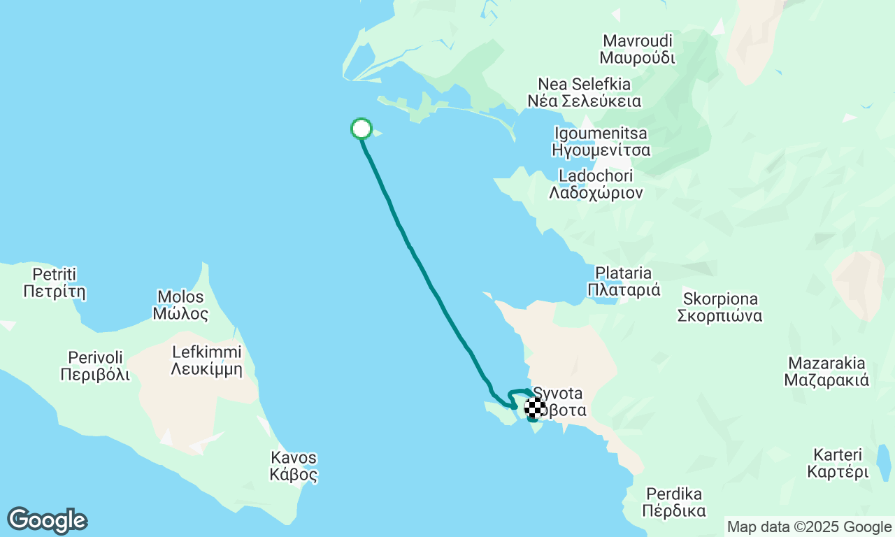 Sayiada to Sivota