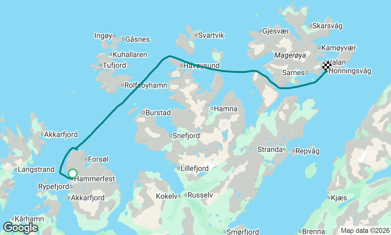 Voyage map