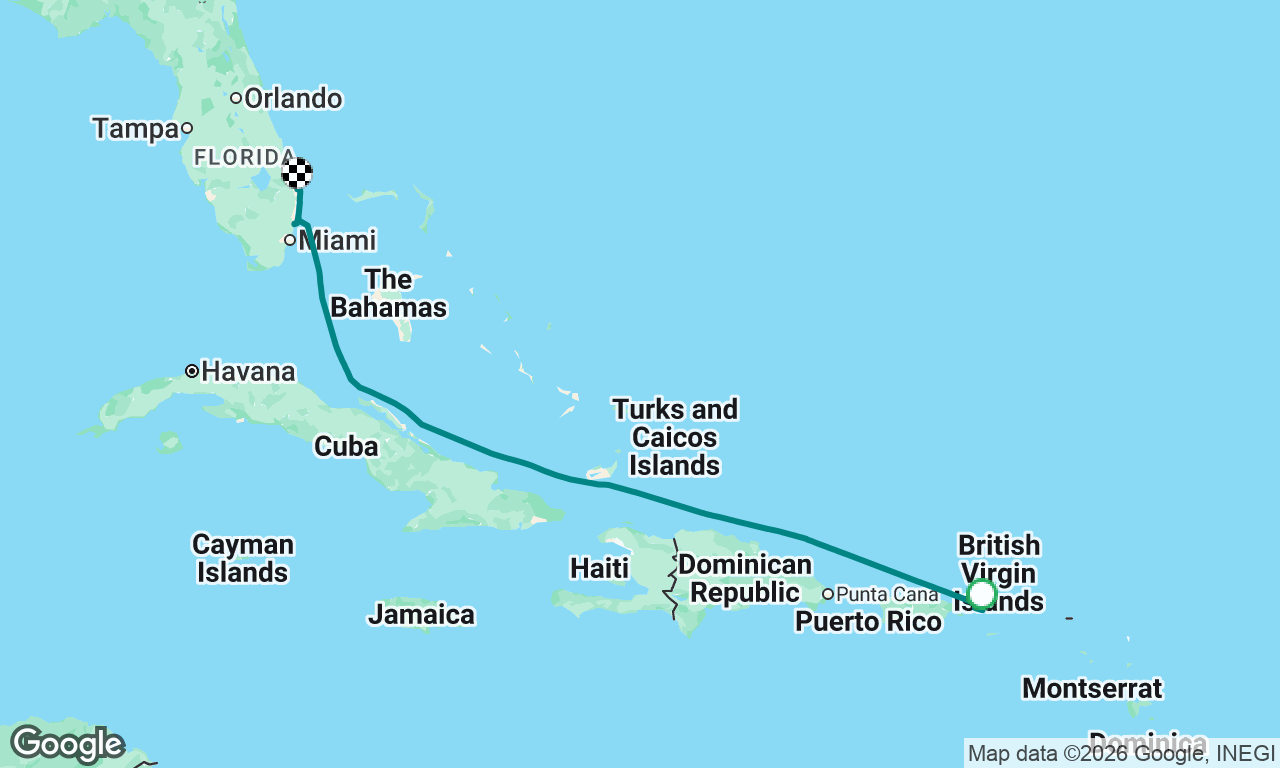 St Thomas-West Palm