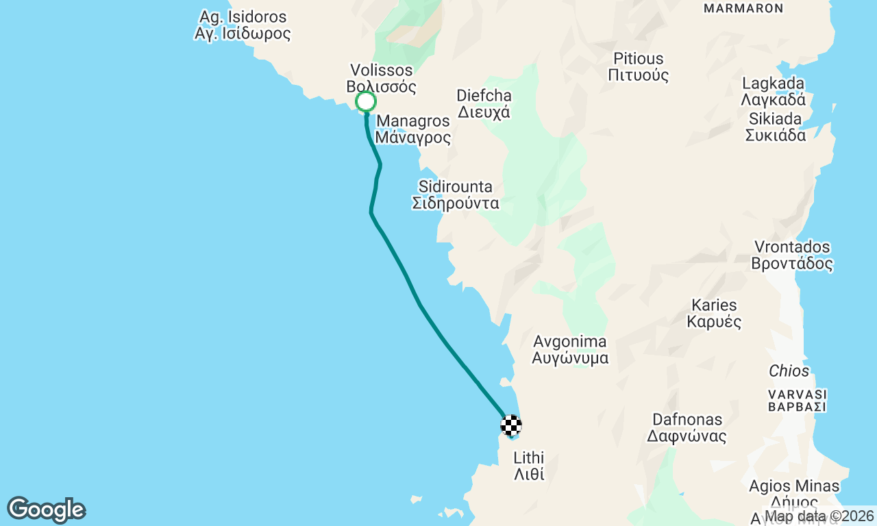 Voyage map