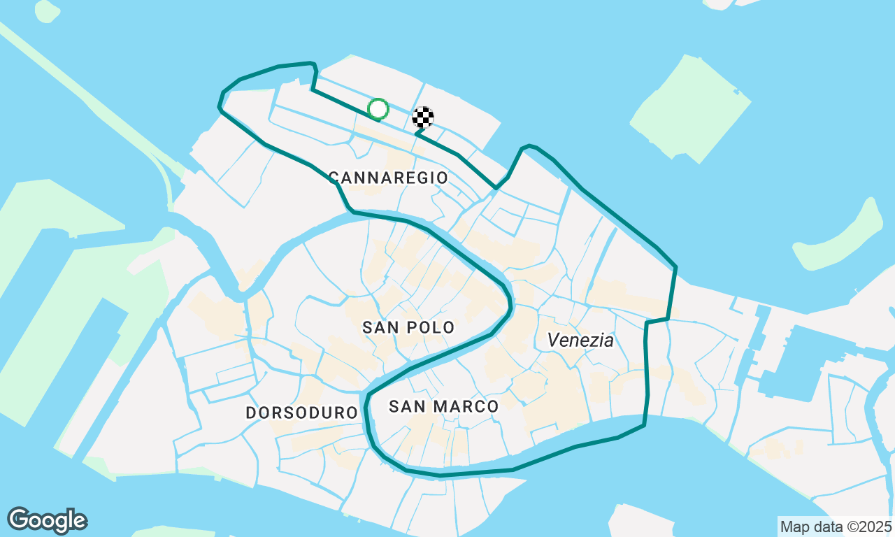 Ride through Venice