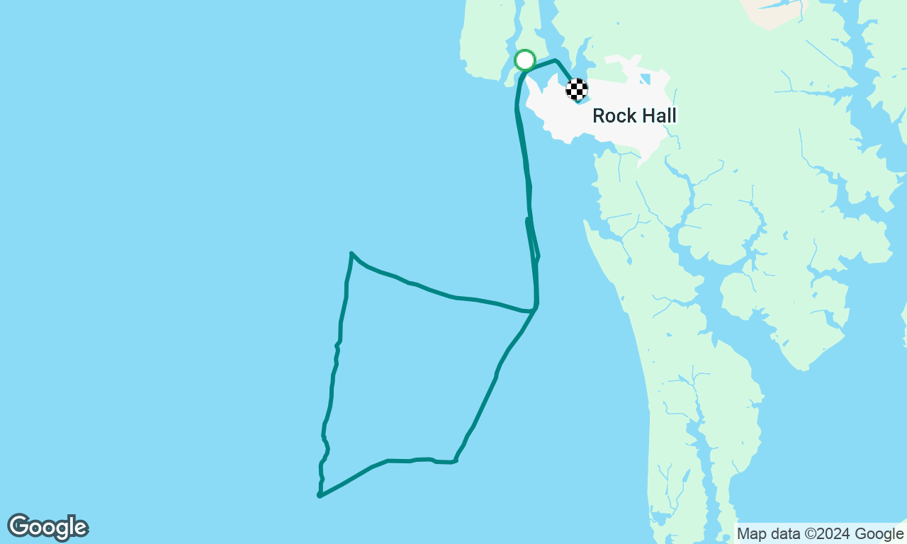 Spinnaker sail with no wind. 