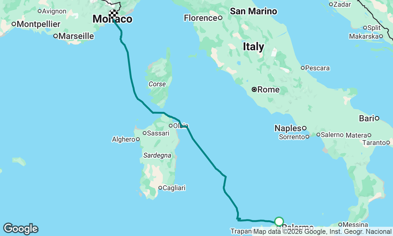 Palermo - Monte Carlo Race 2026