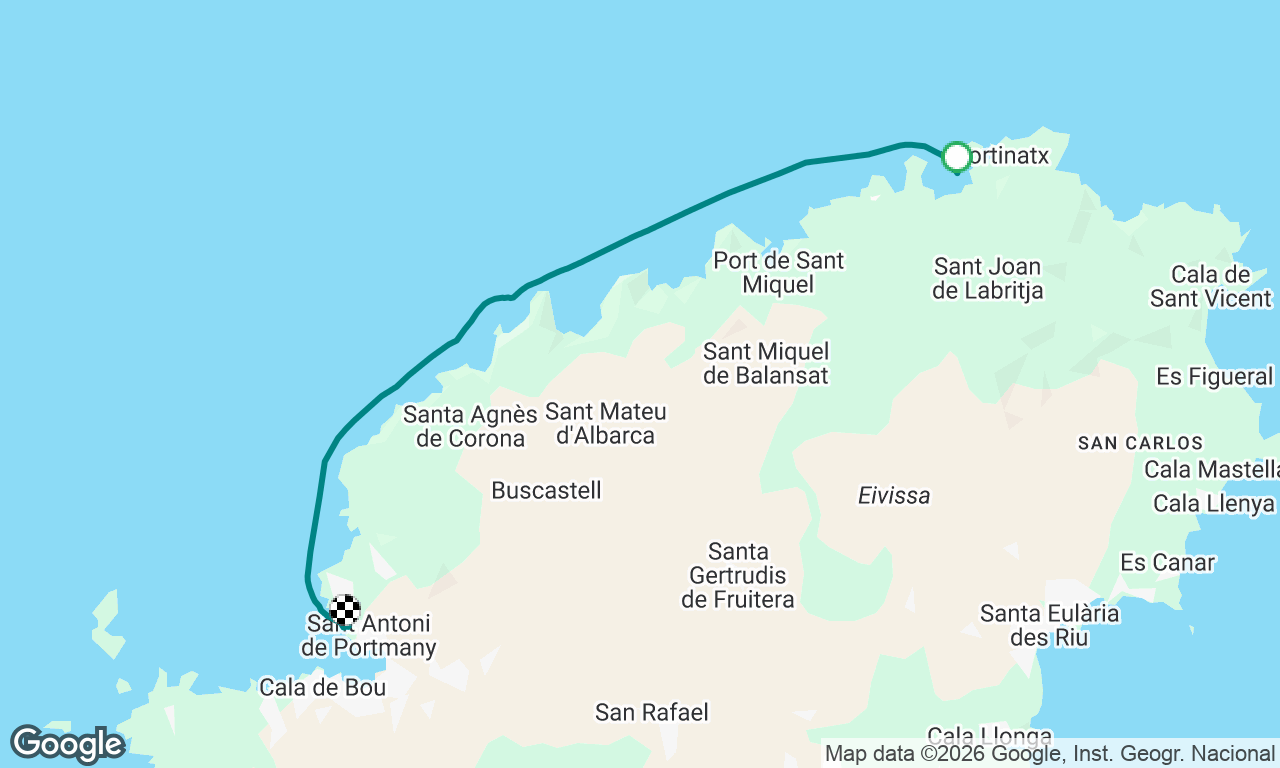 Cala Xarraca to San Antonio 