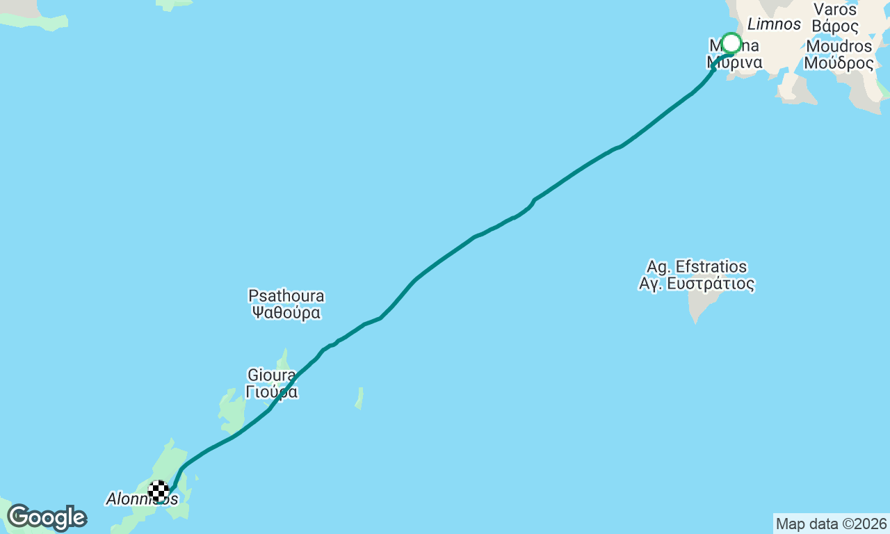 Voyage map