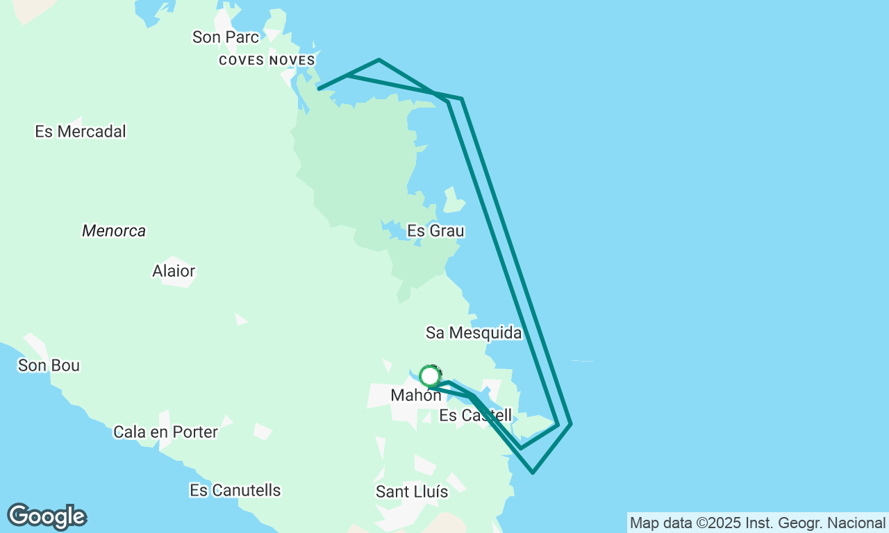 Minorque à voile