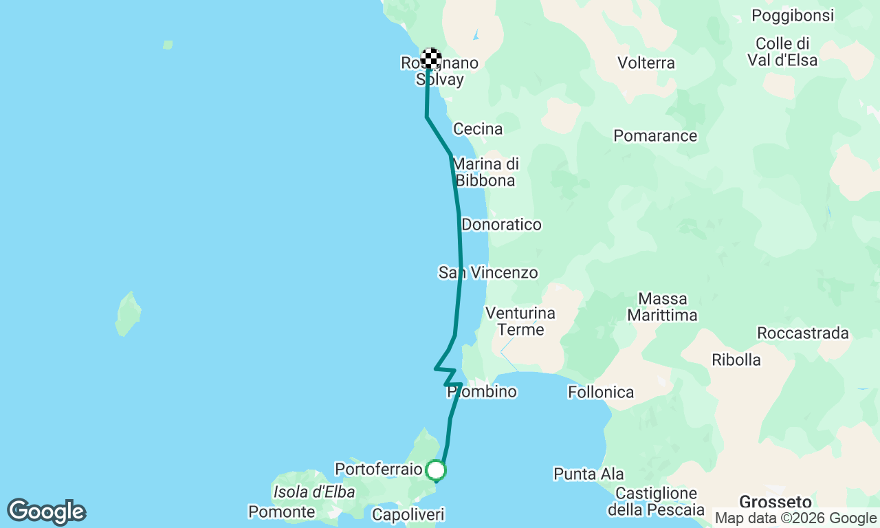 Voyage map