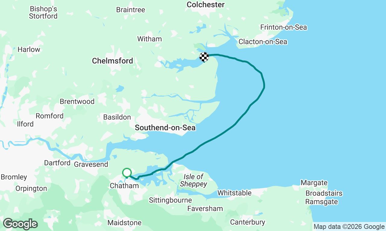 Chatham to Bradwell
