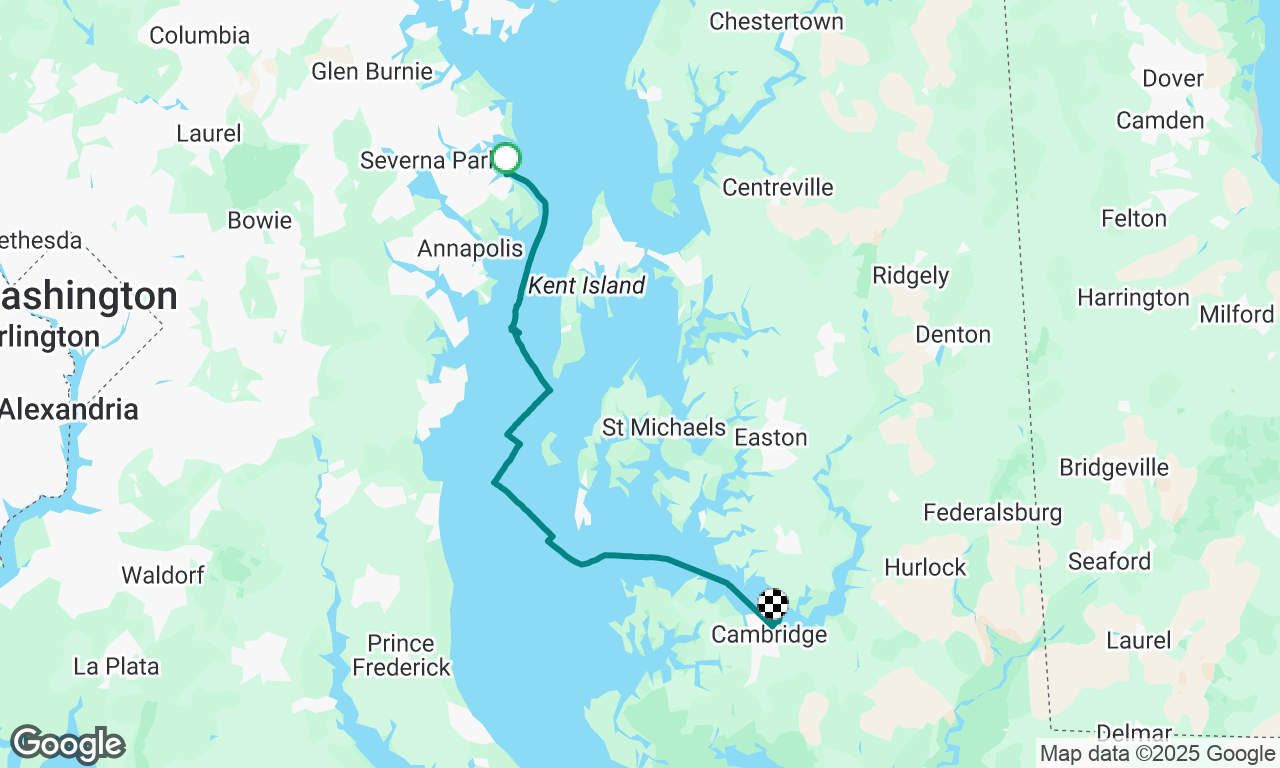 A2L Lighthouse race (Annapolis - Cambridge) Corsair F27