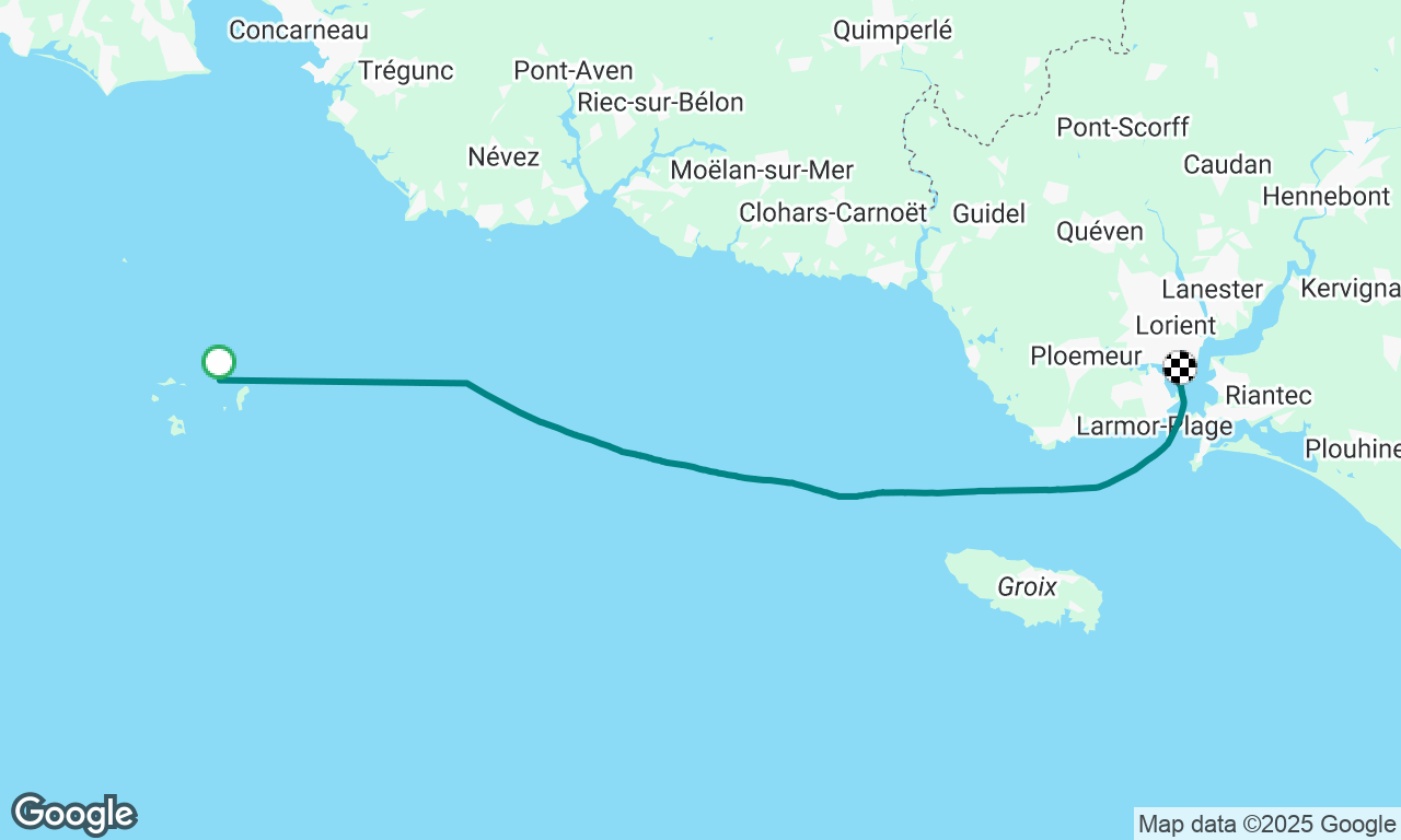 Glenans to Lorient 