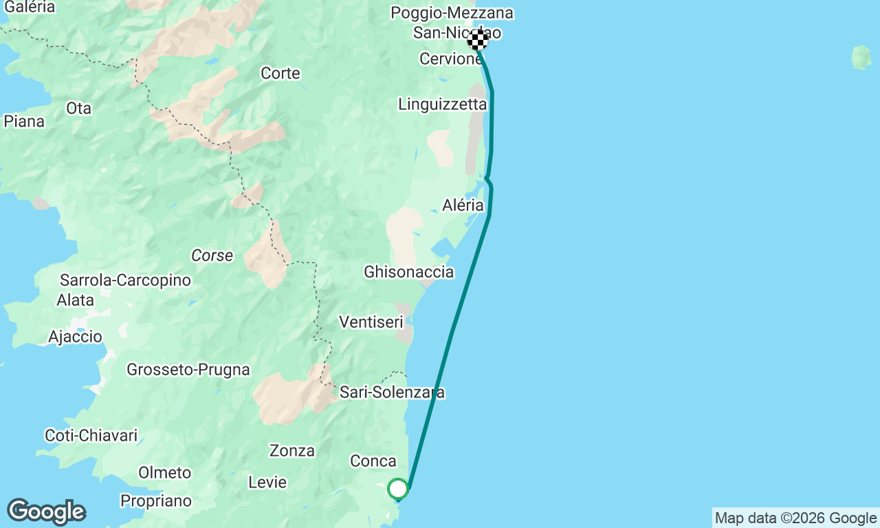 Voyage map
